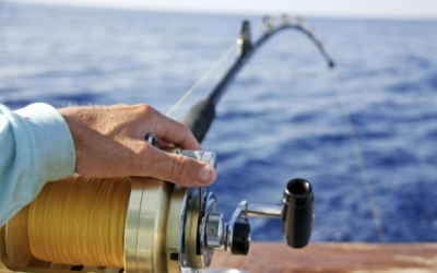 Imagine a bowling ball on the end of a fishing pole…